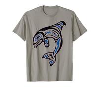 Pacific NW Orca Whale Art Indien amérindien T-Shirt