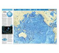Pacific Ocean Floor Map Poster 32 x 23 en