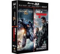 Coffret Edge of Tomorrow & Pacific Rim – Blu-ray 3D + Blu-ray 2D + Copie digitale