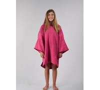 Pacifique Sud Peignoir 'Poncho Surf' rose foncé, Taille 60-70