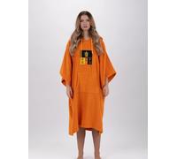 Pacifique Sud Peignoires de bain de sport 'Poncho Surf - Einheitsgröße - Tencel - Mit Ärmeln' orange, Taille M-L
