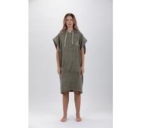 Pacifique Sud Poncho de Surf du Coton - sans Manches (FR/ES, Alpha/Lettres, M, Taille Normale, Taille Normale, Vert)