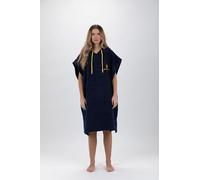 Pacifique Sud Poncho de Surf du Coton - sans Manches (FR/ES, Alpha/Lettres, M, Taille Normale, Taille Normale, Bleu)