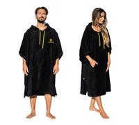 Pacifique Sud Surf Poncho - Peignoir de Serviette Polyvalent avec Manches et Capuche - Tencel, Idéal pour Le Surf, La Natation et Les Sports de Plein Air - Unisexe, Taille Unique