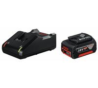 Batterie BOSCH GBA 18V 4.0 Ah + Chargeur 18V-40 Professional - 1600A01B9Y