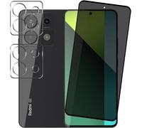 Pack 1 Film Protecteur Écran Vie Privée + 2 Verres Trempés Pour Lentilles Caméra, Dureté 9h, Anti-Espion, Anti-Rayures Pour Xiaomi Redmi Note 13 Pro 5g