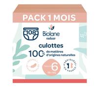 Pack 1 Mois Couches-culottes Taille 6 (16+ Kg) - 108 Couches Multicolore TU