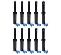 [Pack 10] Arroseur émergent de turbine 3504-PC, Rain Bird - Arroseurs d'irrigation de gazon - Arroseurs à turbine sectoriels (40º-360º) de ½ facile Utilisation pour courts et moyens portés