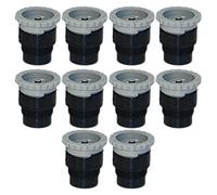 [Pack 10] Buse T-VAN-17 à arc réglable. Buse réglable de 0 à 360 °. Buse d'arrosage adaptable à toute précision de terrain. | Portée de 5,2 m et filetage mâle