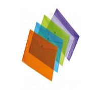 PACK 10 CARPETA SOBRE A5 CIERRE BROCHE PP ROJO (180X250)