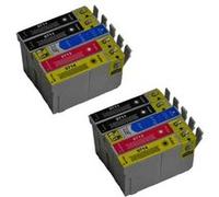 Pack 10 cartouches compatible EPSON T0715 Noir, Jaune, Cyan, Magenta G