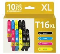 Pack 10 cartouches compatibles EPSON 16XL - 123CONSOMMABLES