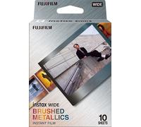 Pack 10 films Fujifilm Instax Wide brushed metallics
