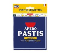 Pack 10 petites serviettes pastis