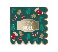 Pack 10 serviettes "magie de noel"