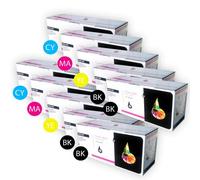 pack 10 x cartouches de toner inkpro multicoloree tn230bk tn230y Compatible avec une imprimante Brother mfc 9120cn