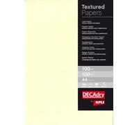 Pack 100f A4 Papier Verge Creme 100g