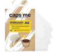 Caps me Opercules en papier compostable Pack 102 Blanc G