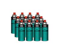 Pack 12 Bouteille de gaz camping 250 gr Cartouche Butane Encliquetable Compacte