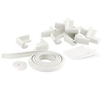 Pack 12 protège-coins + 8 m de bande en mousse pour tables et armoires [Infactory]