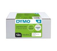 Pack 12 rouleaux d'étiquettes d'adresse 36 x 89 mm Dymo