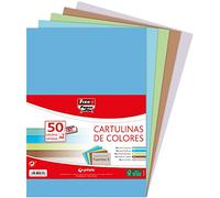 Pack 125 Cartulinas Color Verde Claro Tamaño 50X65 180g