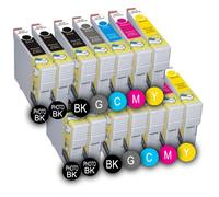 PACK 14 x ENCRES COMPATIBLES INKPRO MULTICOLORESE PGI525 BK - CLI526 Y FOR CANON MG5150