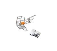 PACK TELEVES 149921 DAT BOSS Antenne UHF intelligente LTE700 (C.21 - C.48) Rateau + Alimentation 24V