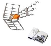 PACK TELEVES 149921 DAT BOSS Antenne UHF intelligente LTE700 (C.21 - C.48) Rateau + Alimentation 24V
