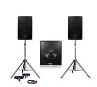Pack 1512 Sonorisation 2000W Caisson bi-amplifié