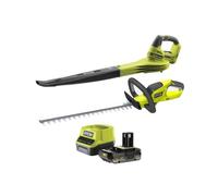 Pack 18V RYOBI Souffleur OBL1820S - Taille-haies OHT1845 - Batterie 2,0Ah et chargeur
