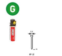 PACK 2 000 J-15 GALVA + 2 GAZ GAZ0020 - ASLAFIX - P6J-151