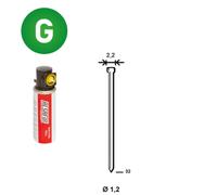 PACK 2 000 J-32 GALVA + 2 GAZ GAZ0020 - ASLAFIX - P6J-321