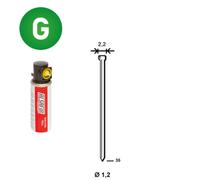 PACK 2 000 J-35 GALVA + 2 GAZ GAZ0020 - ASLAFIX - P6J-351