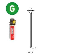 PACK 2 000 J-40 GALVA + 2 GAZ GAZ0020 - ASLAFIX - P6J-401