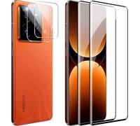 Pack 2+2 Pour Realme Gt 7 Pro ¿ 2 Films Verre Trempé 0,33 Mm + 2 Protections Appareil Photo, Dureté 9h, Hd Anti¿Bulles & Anti¿Traces