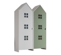 Combinaison D'armoires 2 Parties Casami Bruges blanc vert Blanc G