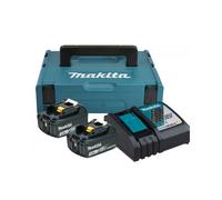 Pack énergie (2x3,0 Ah) avec chargeur simple et coffret Makpac - MAKITA 197952-5