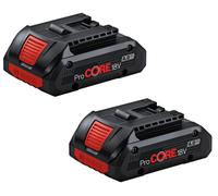 Pack de 2 batteries Bosch ProCore 18 V - 4,0 Ah Li-Ion Professional G