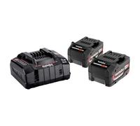 Pack 2 Batteries 18 volts + chargeur ultrarapide rapide - METABO - 685051000