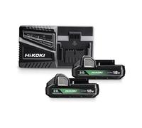 Pack 2 Batteries 18V 2Ah / 1 Chargeur Hikoki - HIKOKI - UC18YFSLWFZ