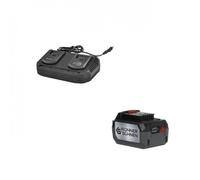 Pack 2 batteries 4Ah 20V KS 20V4-1 + chargeur double 20V KS C35A-2 KONNER & SOHNEN