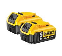 Pack 2 batteries 5,0 Ah 18V DEWALT DCB184-XJ