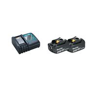 Pack 2 batteries BL1830B 18V 3 Ah + chargeur DC18RC MAKITA