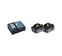 Pack 2 batteries BL1860B 18V 6 Ah + chargeur DC18RC MAKITA