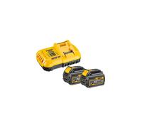 Pack 2 batteries FLEXVOLT 54V 6Ah + 1 chargeur en boite carton - DEWALT - DCB118T2
