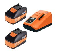 Pack 2 batteries FEIN 18V 6,0Ah + 1 Chargeur rapide ALG 80 BC