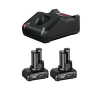 Pack 2 batteries GBA 12V 6Ah + Chargeur GAL12V-40 BOSCH 1600A01B20