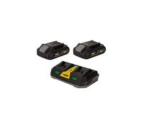 VITO - Pack 2 Batteries Lithium 20V 2Ah + Chargeur Double Gamme sans Fil VITO
