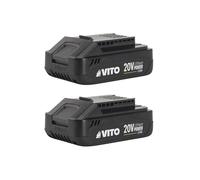 Pack 2 Batteries Lithium 20V 2Ah Gamme sans fil LI VITO